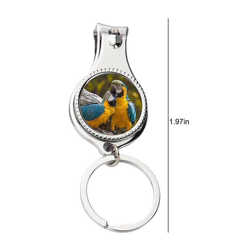 ZUYYON 6 Pack Sublimation Blanks Keychains Nail Clipper Metal Bottle Opener  Aluminum Heat Transfer Keychains DIY Blank Keychains for Birthday Anniversary Graduation Holiday Gifts(A) - Image 2